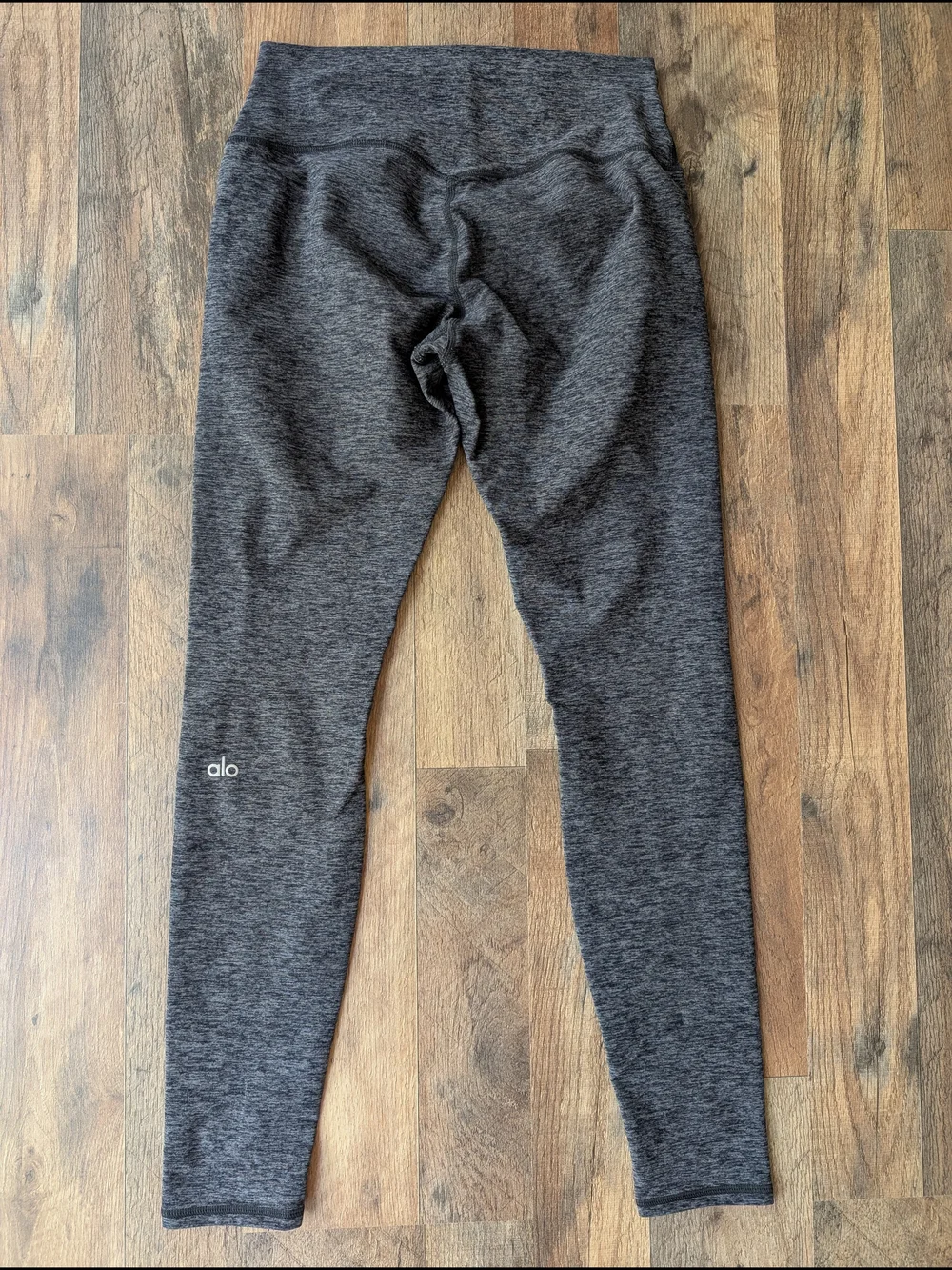 ALO Yoga Heathered Charcoal Performance Leggings